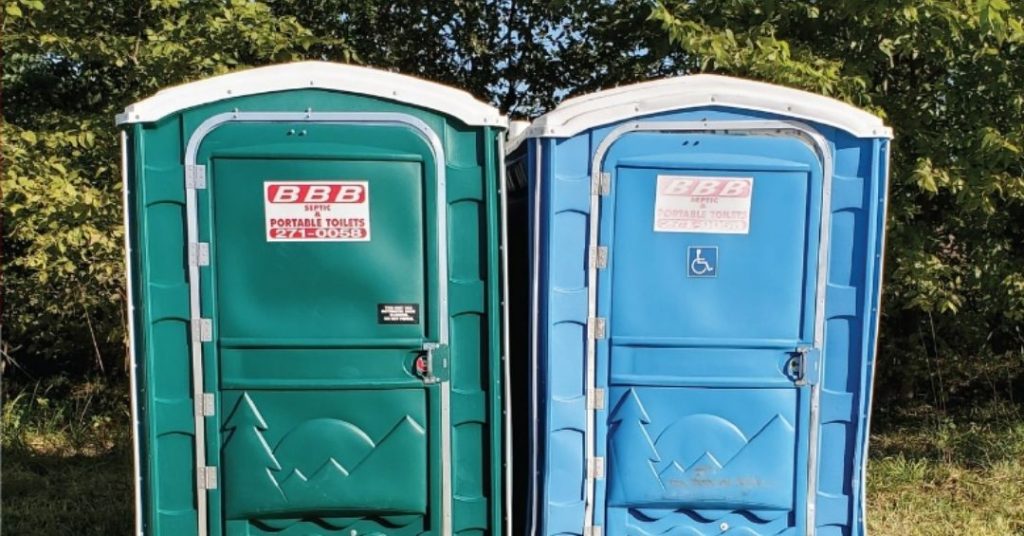 bbb septic portable toilets